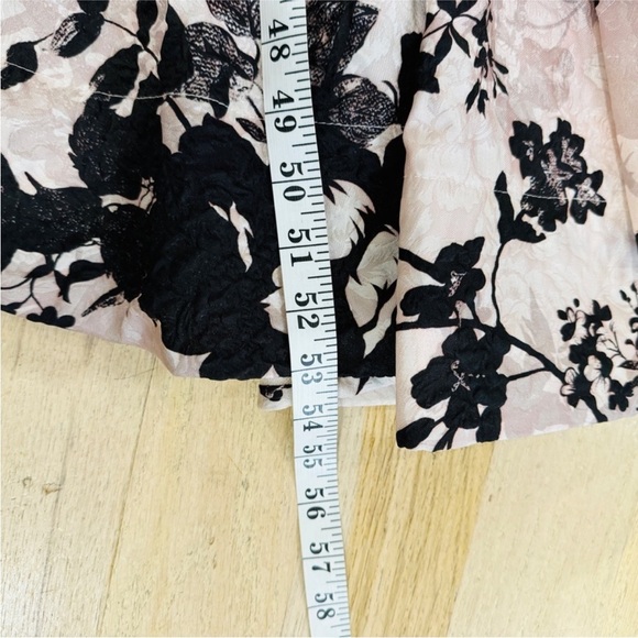 Marchesa Notte light pink strapless organza hi-low gown, ruched bodice NWT - Picture 6 of 6